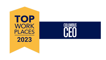 Columbus CEO "Top Workplaces" 2023 logo.